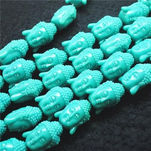 10pcs charms buddha heads beads accessories big size 18x25mm many colors are available top fashion DIY Jewelry fittings