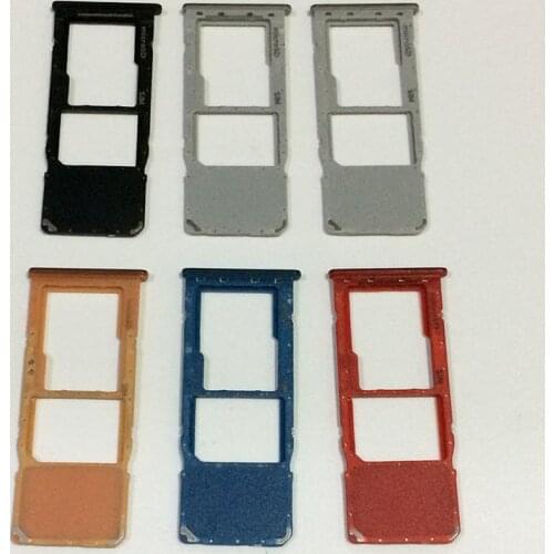 100Pcs/lot Single Sim Card Tray Holder with Micro SD Memory Card Slot for Samsung Galaxy A50 A30 A505 A305 A505F A305F Parts