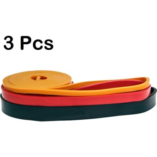 3Pcs/set Fitness Latex Exercise Resistance Bands Loop Power Lifting Pull Up Bands Strengthen Muscles Bands
