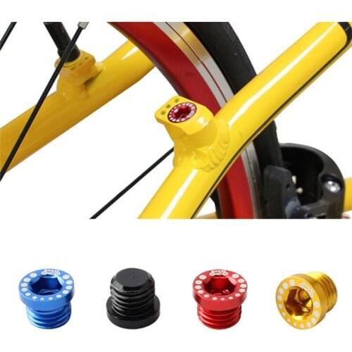4pcs/set Mountain Bike Brake Screw Nut V Brake Screw M10 Ultra-light Installation Head Cap Bolts Nuts Turn Buckle Tools7fz