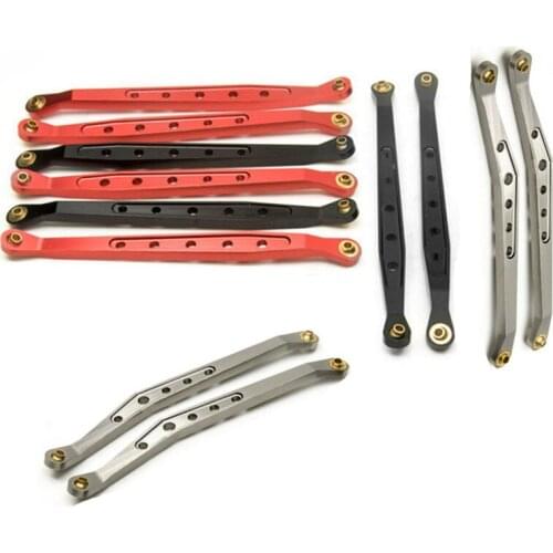 8Pcs/Set Aluminum Alloy Upper Lower Suspension Links Linkage Set for 1/10 Axial WRAITH RC Crawler 3 Colors Available