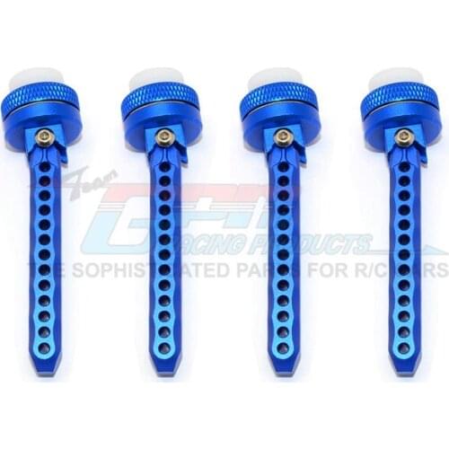 GPM ALUMINIUM FRONT+REAR ADJUSTABLE MAGNET BODY POSTS (OD 20MM MAGNET) For TRAXXAS XO-01 RC Upgrade