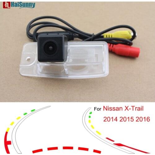 Car Parking Rear View Reverse Backup Camera With Dynamic line For Nissan Qashqai J11 X-Trail 2016 2015 2014 Night Visiion