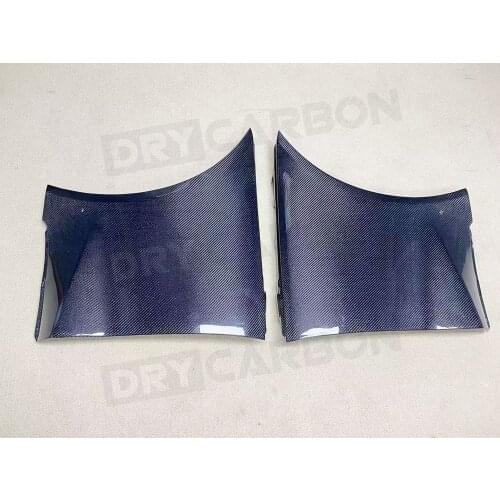 Carbon Fiber Racing Front Bumper Side Fender Panels Vent Air Intake Covers for Toyota Supra A90 Coupe 2 Door 2019 2020 FRP