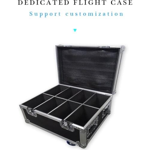 Flight case for 8pcs LED Par Light 7X9W 7x10w 12x12w 18X3W 36X3W 7X12W flat par only empty case