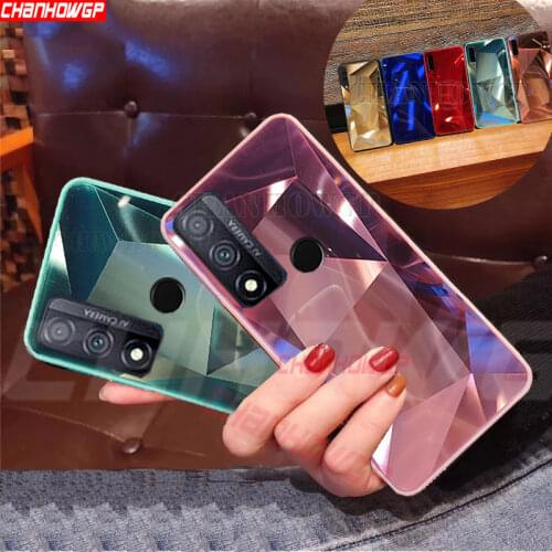 For Huawei P Smart 2020 Case Cover P Smart Z Plus 2019 Luxury 3D Diamond Glitter Mirror Soft Phone Cases For Huawei P Smart 2020