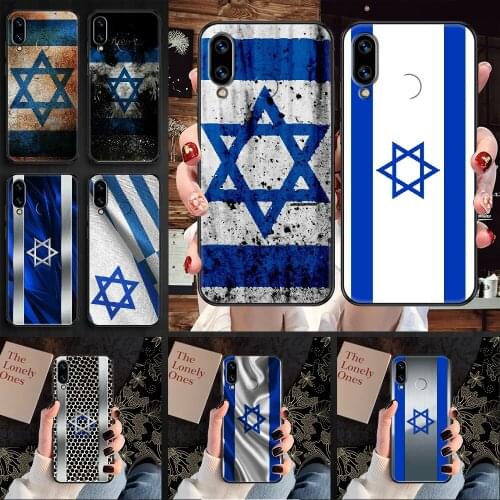 Israel flag Phone case For Huawei Honor 6 7 8 9 10 10i 20 A C X Lite Pro Play black fashion waterproof pretty cover painting