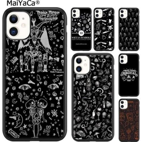 MaiYaCa MAGIC Witchy Witchy Sorcery Phone Case Cover For 5s SE 6s 7 8 plus X XR XS 11 12 pro max Samsung Galaxy S8 S9 S10 shell