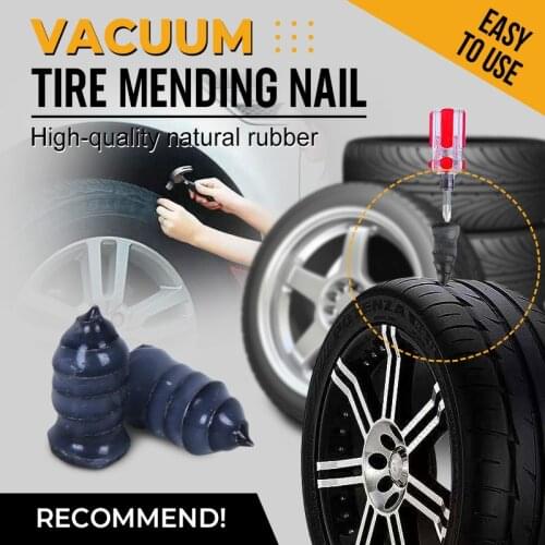 20PCS Vacuum Tyre Repair Nail for Car Trucks Motorcycle Scooter Bike Tire Puncture Repair Tubeless Rubber Nails Tire Repair Kit