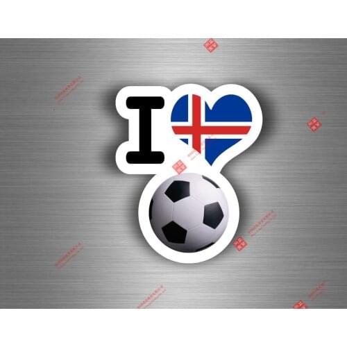 Interesting Car Sticker Auto Moto Aufkleber Island Iceland Foot Soccer Football Viking Racing Motorcycle Helmet Stickers