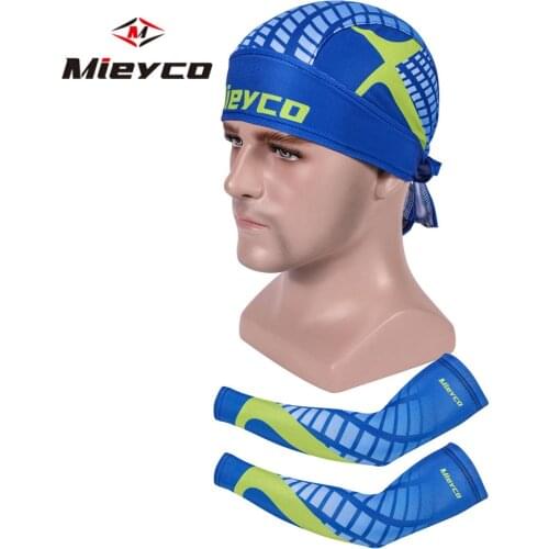 Mieyco Men women Anti-UV Cycling Arm Warmers Basketball Sleeve Running Arm Sleeves Bicycle Arm warmers Camping Summer Sports cap