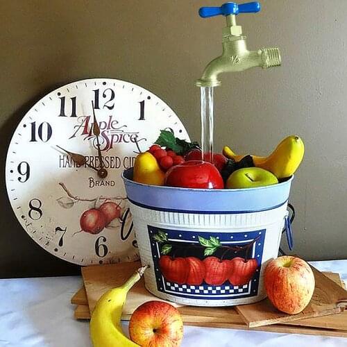 Floating Faucet Water Fountain Kits Magic Tap Running Lights Holiday Gift Invisible Flowing Spout Watering Can Fountain Yard Art