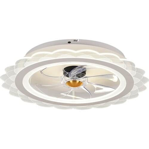 Nordic LED ceiling fans lamp with lights remote control bedroom livingroom decor modern Indoor ventilator lamp Silent Ultra thin