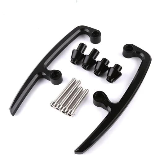 Motorcycle Tail Handrail CNC Aluminum Rear Grab Handle Armrest Passenger Arm Rests For Kawasaki Z650 2017 2018