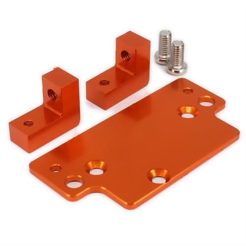 Alloy Aluminum Servo Plate w/Servo Mount(180010/18010) For Rc Hobby Model Car 1:10 Hsp Hispeed 94180 Rock Crawler Hop-Up Parts