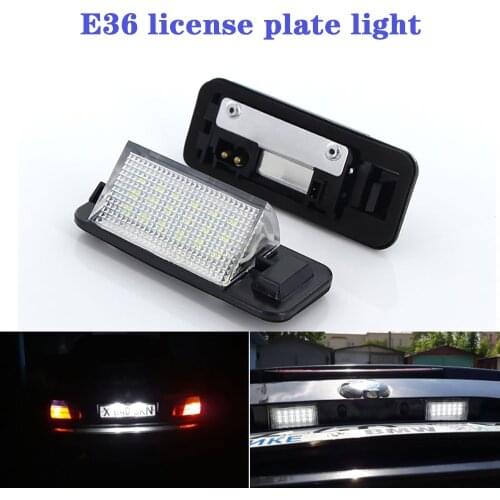Suitable for BMW 3 Series E36 (1992-1999) 318i 323i 325i M3 LED license plate light assembly
