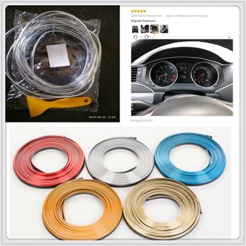 Car interior Decoration thread sticker Insert Strip Accessories for BMW all series 1 2 3 4 5 6 7 X E F-series E46 E90 F09