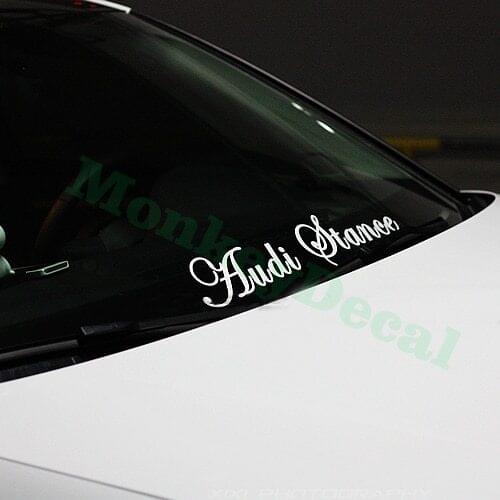 XGS DECAL Car styling hellaflush ad stance 57cm x 11cm vinyl reflective waterproof stickers for car windshield