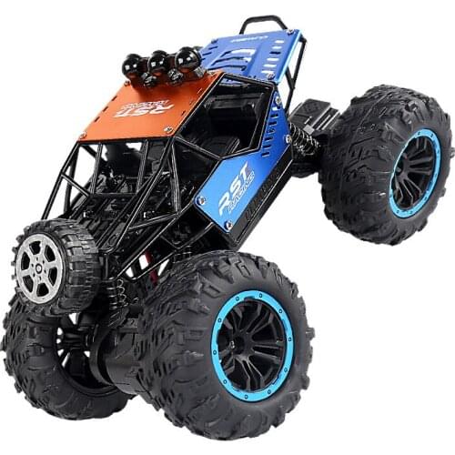 YOHM Alloy Four Channel Cross Country Climbing Car With Lamp Electric Remote Control Car Childrens Toy Car