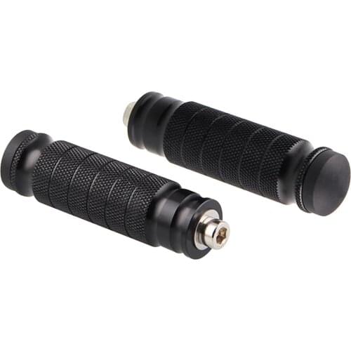 2pcs Motorcycle Rear Footpegs Foot Rests CNC 6063 Aluminium Refit Durable Universal Footrests Motorbike Accessories 102X26X26mm