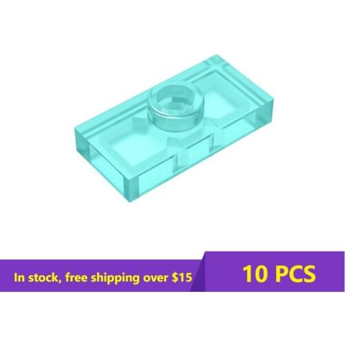 10PCS Plate Brick Compatible Assembles Particles 15573 1X2 For Building Blocks Parts DIY Educational Creative Gft Toys