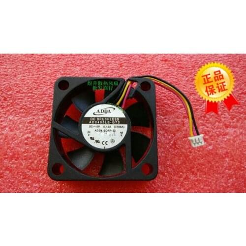 ADDA 40*40*10 AD0405LB-G73 DC5V 0.12A three line double ball 4CM silent fan
