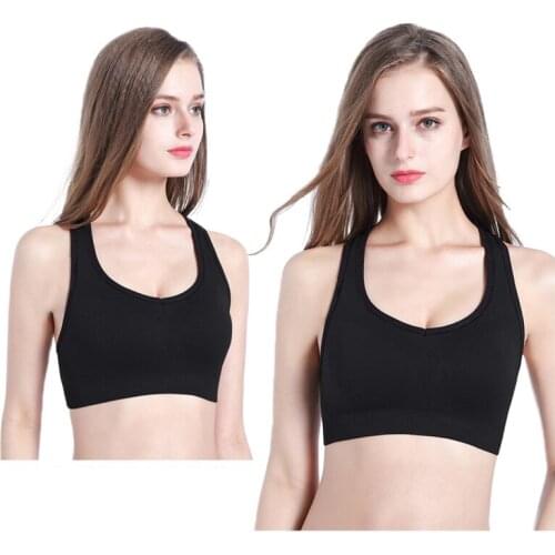 Quick Dry Padded Sports Bra,Women Wirefree Adjustable Fitness Top Sport Brassiere,Push Up Seamless Running Yoga Bra