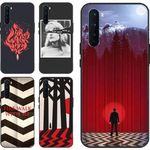 Fire Walk With Me Twin Peaks Case For OPPO Realme 8 Pro GT Neo C3 C21 C15 Q3 6 7 Pro Cover For Oneplus 8T 9R Nord 9 Pro
