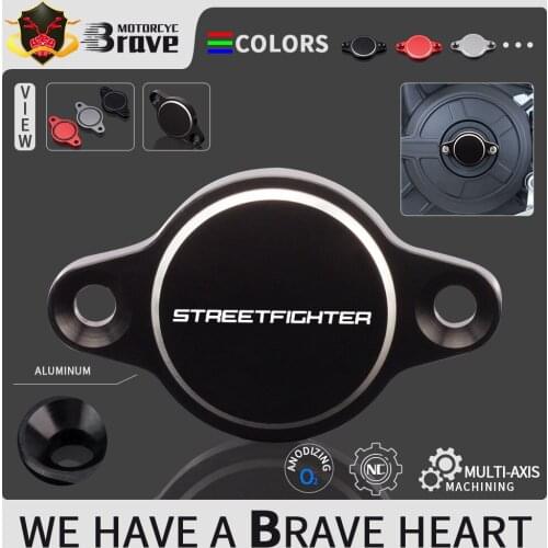 Black CNC Modification Parts Alternator Red Cover Cap For Ducati Streetfighter 1098 2009 - 2012 Streetfighter S 2009 - 2013