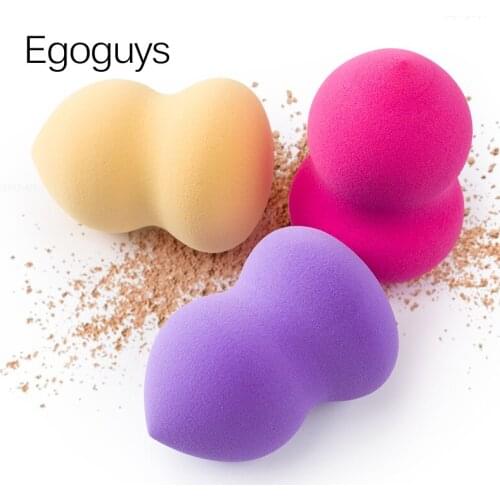 Colours Makeup Cosmetic Puff Smooth Calabash Shape Sponge Powder Puff Foundation Concealer Cream Mixer Make Up Face Care Tools