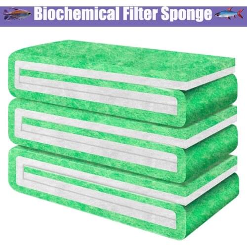 Fish Tank Filter Cotton Water Purifier High-density Aquarium Green And White Cotton Filter Cotton Water Purifier