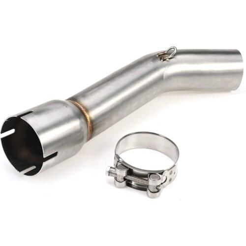 Motorcycle Exhaust Escape Muffler Middle Connect Link Pipe Slip On Mid Link Pipe For Yamaha FZ1 FZ1N FZ1000
