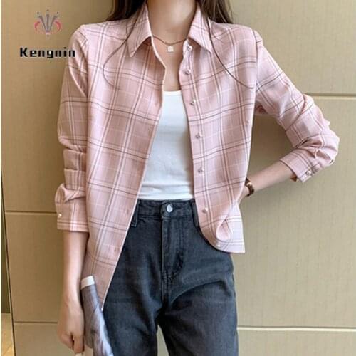Kengnin Womens Long Shirts