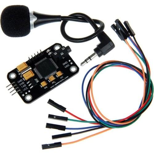 Voice Recognition Module & microphone Dupont Speed Recognition compatible for Arduino voice recording sensor 3d printer parts
