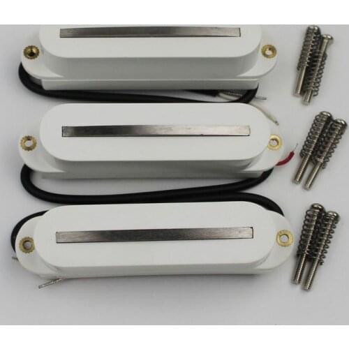 Electric Guitar Pickups Only Three Single White Single Pickup Monorail Set