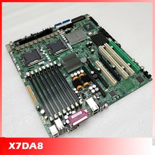Original Workstation Motherboard For Supermicro X7DA8 SCSI PCI-X Medical motherboard 100% Testing Before Shipment