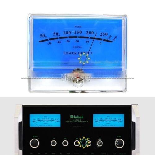 VU Meter Panel DB Level Header Audio Power Amplifier Indicator Meter Table Preamp audio power meter w/ LED backlight