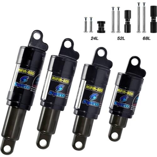 Bicycle Oil Pressure Spring Rear Shock Absorber Aluminum Alloy Electric Mountain Bike Part 125/150/165/190mm