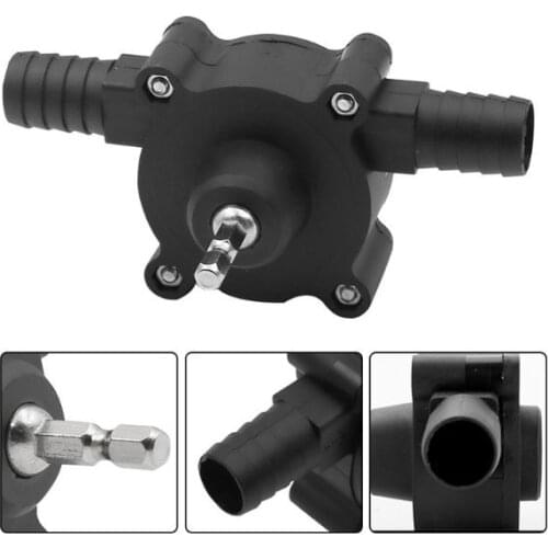 Electric Drill Drive Water Pump 1/4' Shank Self Priming Oil Fluid Corrosion Resistance Transfer Tools