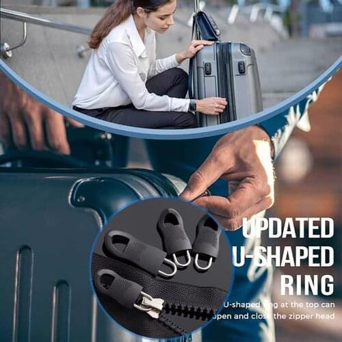 Zipper Puller Detachable Zipper Puller For Replacement Clothing Zip Fixer For Backpack Travel Bag Suitcase Zipper Pull Fixer #W5