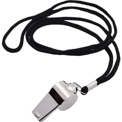 Stainless Steel Whistle First Aid Whistle Soccer Football Basketball Hockey Baseball Sports Referee Whistle Survival Outdoor