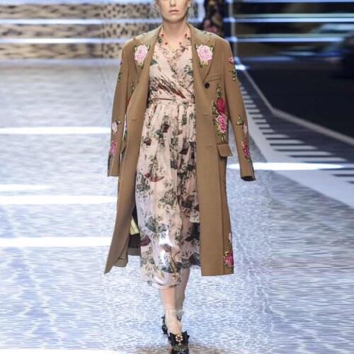 VERDEJULIAY Womens Camel Coats