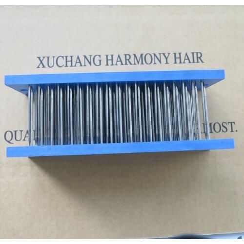 1 piece HARMONY Korean High quality professional stainless steel remy hair hackle needle hair brush 93teeth