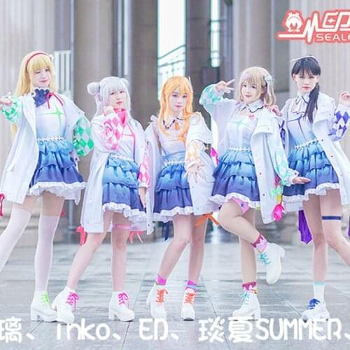 2021 Anime Cosplay LoveLive! SuperStar!! Cute Performance Uniform Skirt Full Set Of Customization