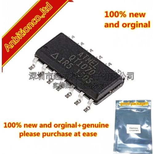 5pcs 100% new original AT42QT1070-SSUR SOP14 silk-screen QT1070 1.8V~5.5V in stock