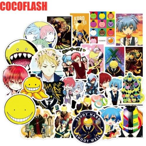 10/50Pcs/set Anime Assassination Classroom Graffiti Stickers For DIY Guitar Motorcycle Skateboard Snowboard Laptop Luggage