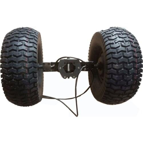 DC brushless 15 inch single shaft electric hub motor wheel 48V 400W with mounting bracket