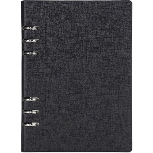 A5/A6 PU Notebook Notepad Loose-leaf Diary Business Journal Planner Organizer G88D