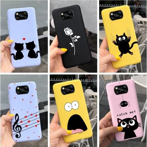 Poco X3 Case For Xiaomi Poco X3 NFC Case Silicone Soft TPU Back Cover For Xiaomi Poco X3 PocoX3 Pro X 3 Phone Cases 6.67'' Funda