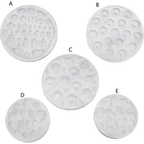 DIY Chocolate Food Dessert Crystal Epoxy Resin Mold Cake Lollipop Silicone Mould